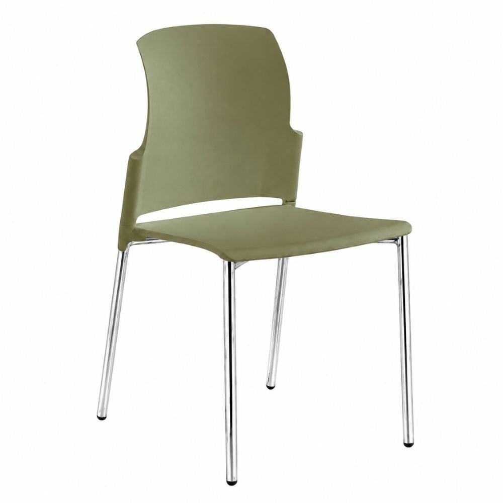 Silla de Oficina de Sala de Espera - LABENZE CLASS 106-00720 - Varios Colores - Patas Tubular Cromado sin Brazos - 106-00720 - Labenze - NOGAL BEAT - Silla de Visita