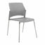Silla de Oficina de Sala de Espera Respaldo Multiperforado - LABENZE REPLAY 106 - 00620 - Varios Colores - Fija sin Brazos y Patas Tubular Pintado Cromo - 106-00620 - Labenze - NOGAL BEAT - Sillas de Oficina