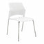 Silla de Oficina de Sala de Espera Respaldo Multiperforado - LABENZE REPLAY 106 - 00620 - Varios Colores - Fija sin Brazos y Patas Tubular Pintado Cromo - 106-00620 - Labenze - NOGAL BEAT - Sillas de Oficina