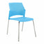 Silla de Oficina de Sala de Espera Respaldo Multiperforado - LABENZE REPLAY 106 - 00620 - Varios Colores - Fija sin Brazos y Patas Tubular Pintado Cromo - 106-00620 - Labenze - NOGAL BEAT - Sillas de Oficina