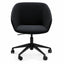 Silla de sala de espera LABENZE BRECK tapizada con respaldo, descansabrazos integrados y base a elegir