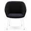 Silla de Oficina de Sala de Espera Varios Diseños - LABENZE BRECK - Varios Colores - Tapizado con Respaldo y Descansabrazos - 155-30845-BCO GRADO 0 - Labenze - NOGAL BEAT - Silla de Visita