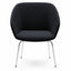 Silla de Oficina de Sala de Espera Varios Diseños - LABENZE BRECK - Varios Colores - Tapizado con Respaldo y Descansabrazos - 155-30845-CRO GRADO 0 - Labenze - NOGAL BEAT - Silla de Visita