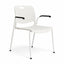 Silla de Oficina de Visita Asiento y Respaldo Multiperforado - VERSA ALTUS FLYNK - Estructura Aluminio - Base 4 Patas Estibable - AL-710 - VERSA - NOGAL BEAT - Silla de Visita