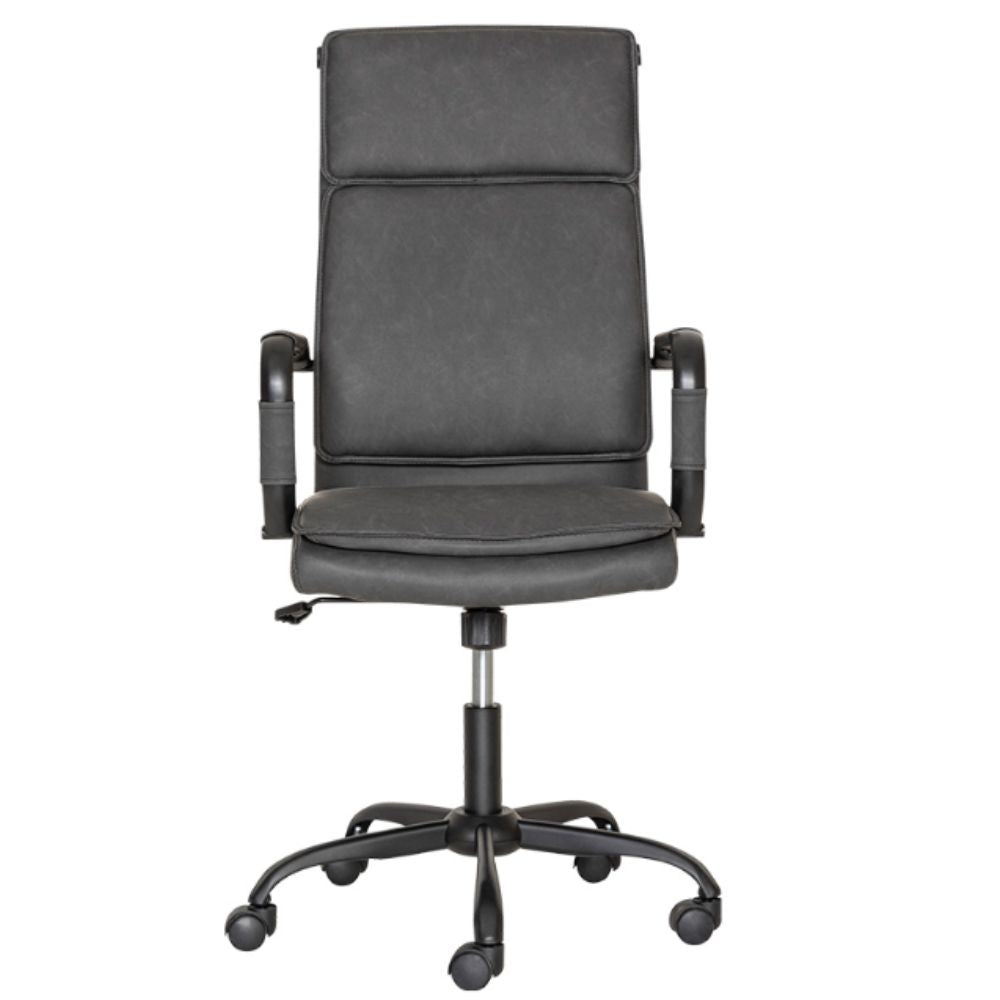 Silla De Oficina Directiva - ALBAR GA - 005 - Varios Colores - Asiento Y Respaldo Tapizado - GA - 005A - ALBAR - NOGAL BEAT - Sillas de oficina