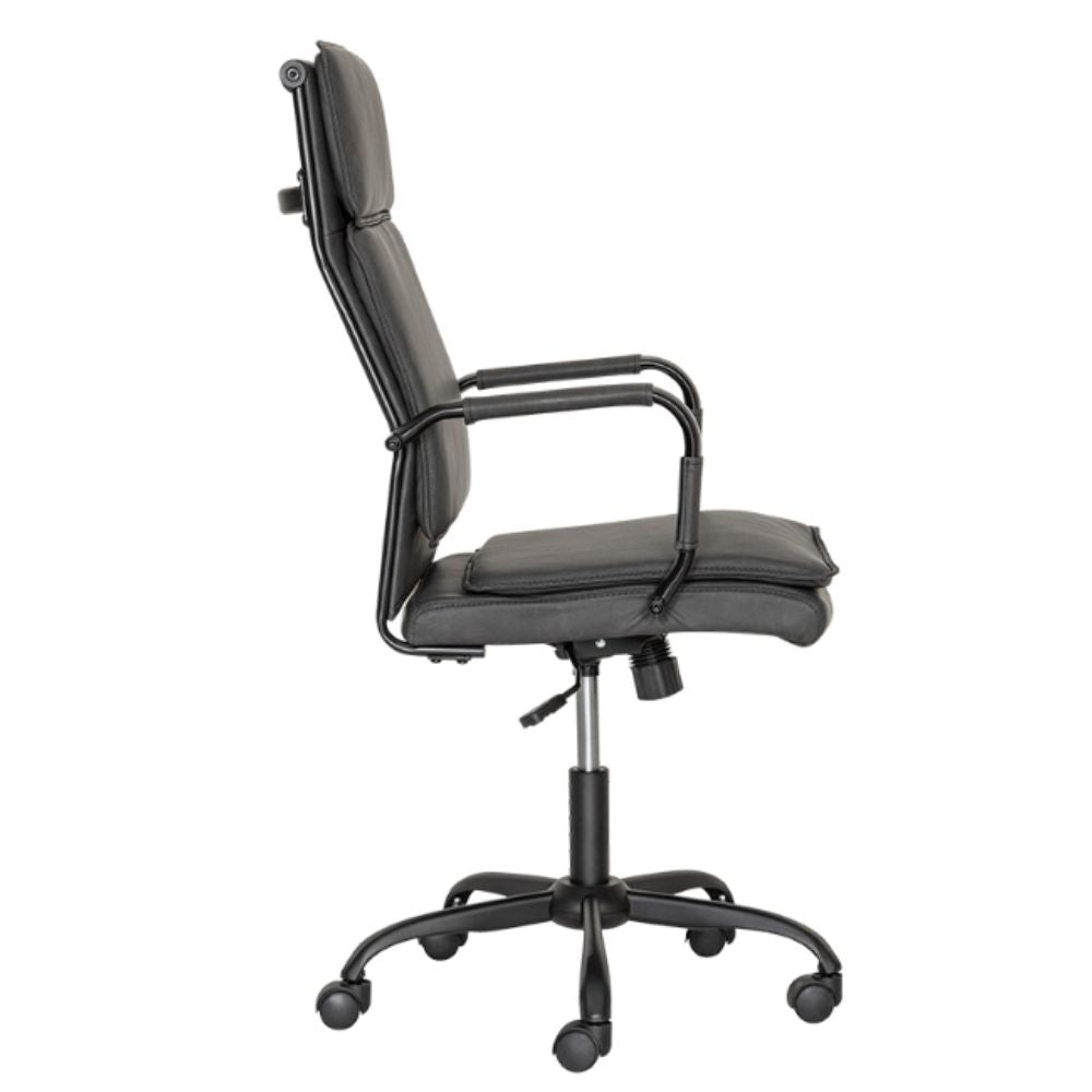 Silla De Oficina Directiva - ALBAR GA - 005 - Varios Colores - Asiento Y Respaldo Tapizado - GA - 005A - ALBAR - NOGAL BEAT - Sillas de oficina