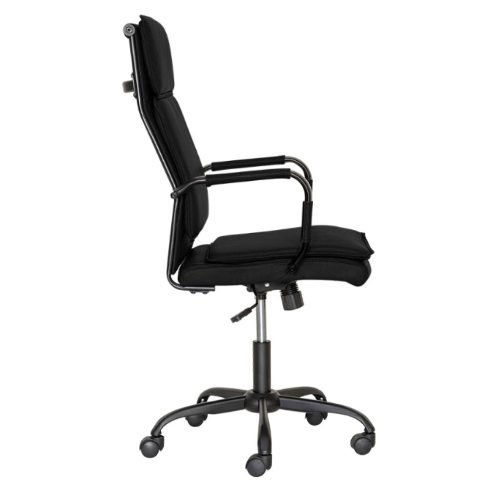 Silla De Oficina Directiva - ALBAR GA - 005 - Varios Colores - Asiento Y Respaldo Tapizado - GA - 005A - ALBAR - NOGAL BEAT - Sillas de oficina
