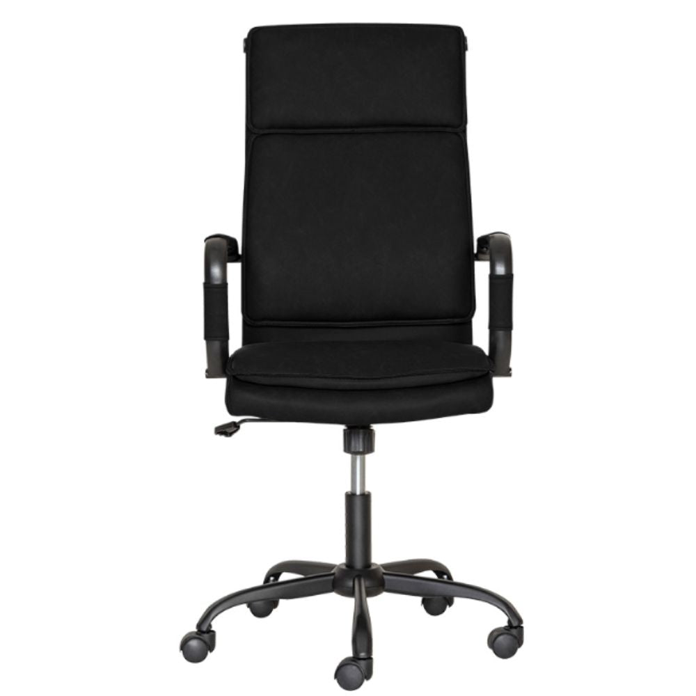 Silla De Oficina Directiva - ALBAR GA - 005 - Varios Colores - Asiento Y Respaldo Tapizado - GA - 005A - ALBAR - NOGAL BEAT - Sillas de oficina