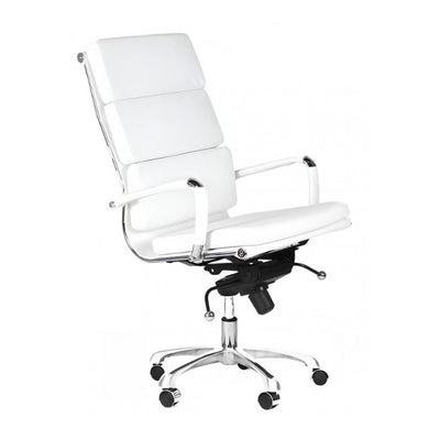 Silla de Oficina Directiva CEO - NOGAL BEAT MADRID - Varios Colores - Asiento y Respaldo Tapizados - MADRID RESPALDO ALTO - MDO - NOGAL BEAT - Silla Directiva