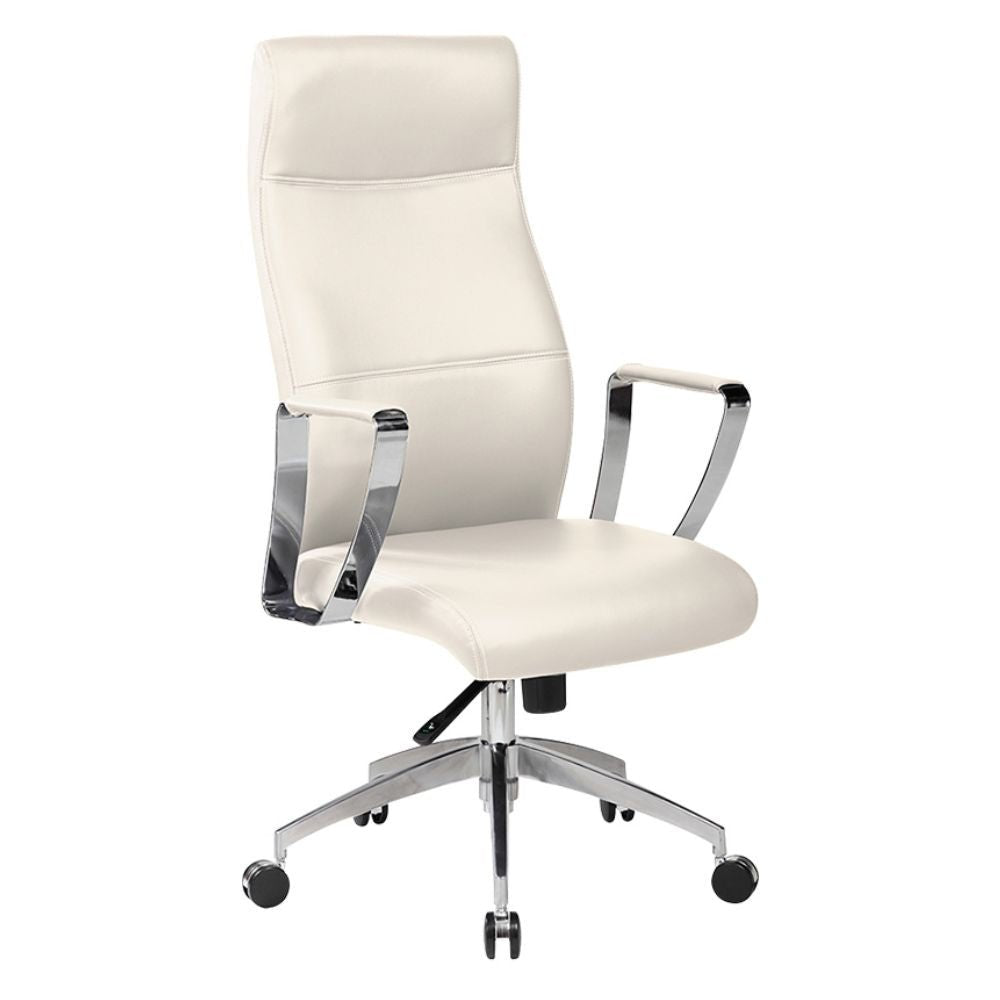 Silla de Oficina Directiva Ergonómica - ALBAR AC - 10 - Varios Colores - Respaldo Alto - Tapizado Vinil - AC - 10 CR - NOGAL BEAT - NOGAL BEAT - Silla de oficina