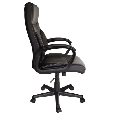 Silla de Oficina Directiva Ergonómica - OFFIHO RIMINI - Negro - Asiento y Respaldo Tapizados - RIMINI - OFFIHO - NOGAL BEAT - Silla Directiva