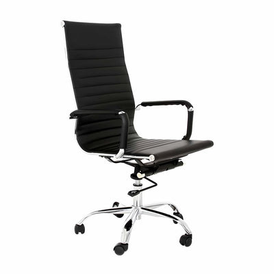 Silla de Oficina Directiva - NOGAL BEAT CÁDIZ - Varios Colores - Asiento y Respaldo Tapizados - CÁDIZ RESPALDO ALTO - MDO - NOGAL BEAT - Silla Directiva