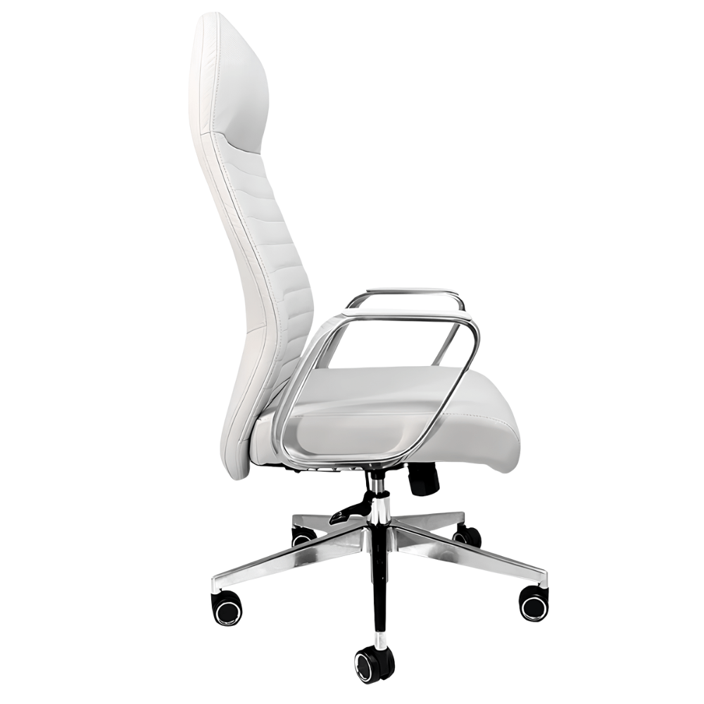Silla de Oficina Directiva - NOGAL BEAT MALLORCA ALTO - Varios Colores - Asiento y Respaldo Tapizado - MALLORCA ALTO - MOBILIARIO EN MOVIMIENTO - NOGAL BEAT - Silla de Oficina