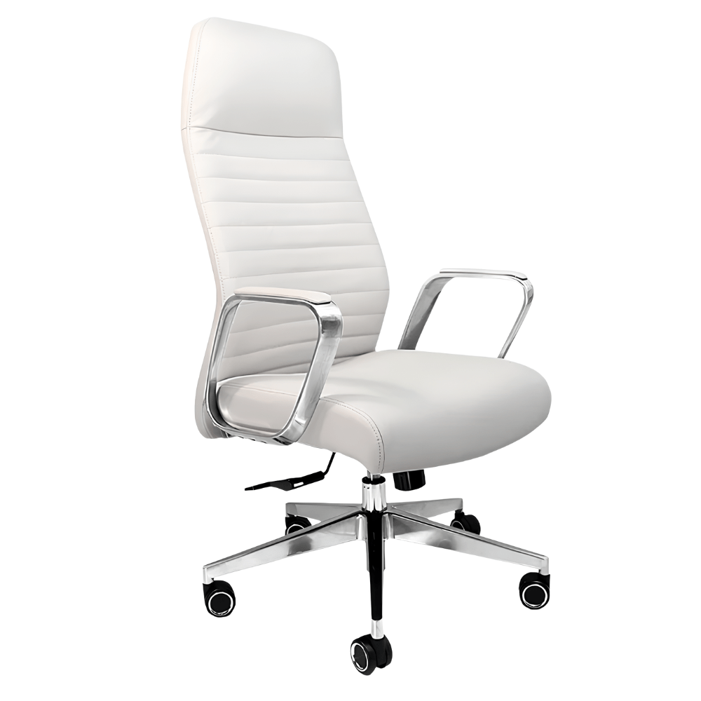 Silla de Oficina Directiva - NOGAL BEAT MALLORCA ALTO - Varios Colores - Asiento y Respaldo Tapizado - MALLORCA ALTO - MOBILIARIO EN MOVIMIENTO - NOGAL BEAT - Silla de Oficina