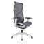 Silla De Oficina Ejecutiva - ALBAR AB - 80 - Gris - Respaldo y Asiento Tapizados en Malla - AB - 80 - GR - ALBAR - NOGAL BEAT - Sillas de Oficina