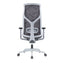 Silla De Oficina Ejecutiva - ALBAR AB - 80 - Gris - Respaldo y Asiento Tapizados en Malla - AB - 80 - GR - ALBAR - NOGAL BEAT - Sillas de Oficina