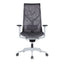 Silla De Oficina Ejecutiva - ALBAR AB - 80 - Gris - Respaldo y Asiento Tapizados en Malla - AB - 80 - GR - ALBAR - NOGAL BEAT - Sillas de Oficina