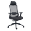 Silla De Oficina Ejecutiva - ALBAR AC - 30 NN - Negra - Respaldo En Malla y Asiento Tapizado - AC - 30 NN - ALBAR - NOGAL BEAT - Silla de oficina