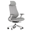 Silla ejecutiva ALBAR AC-40E con respaldo en malla ajustable en 9 posiciones y soporte lumbar activo.