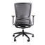 Silla de Oficina Ejecutiva Ergonómica - OFFIHO WICKER OHE - 139 - Respaldo en Malla y Asiento Tapizado - OHE - 139 - OFFIHO - NOGAL BEAT - Sillas de Oficina