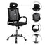 Silla de Oficina Ejecutiva - KINGSTRONG JM-108A MESH SILL0903724 - Negro - Respaldo en Malla y Asiento Tapizado - SILL0903724 - Mundo In - NOGAL BEAT - Silla Ejecutiva