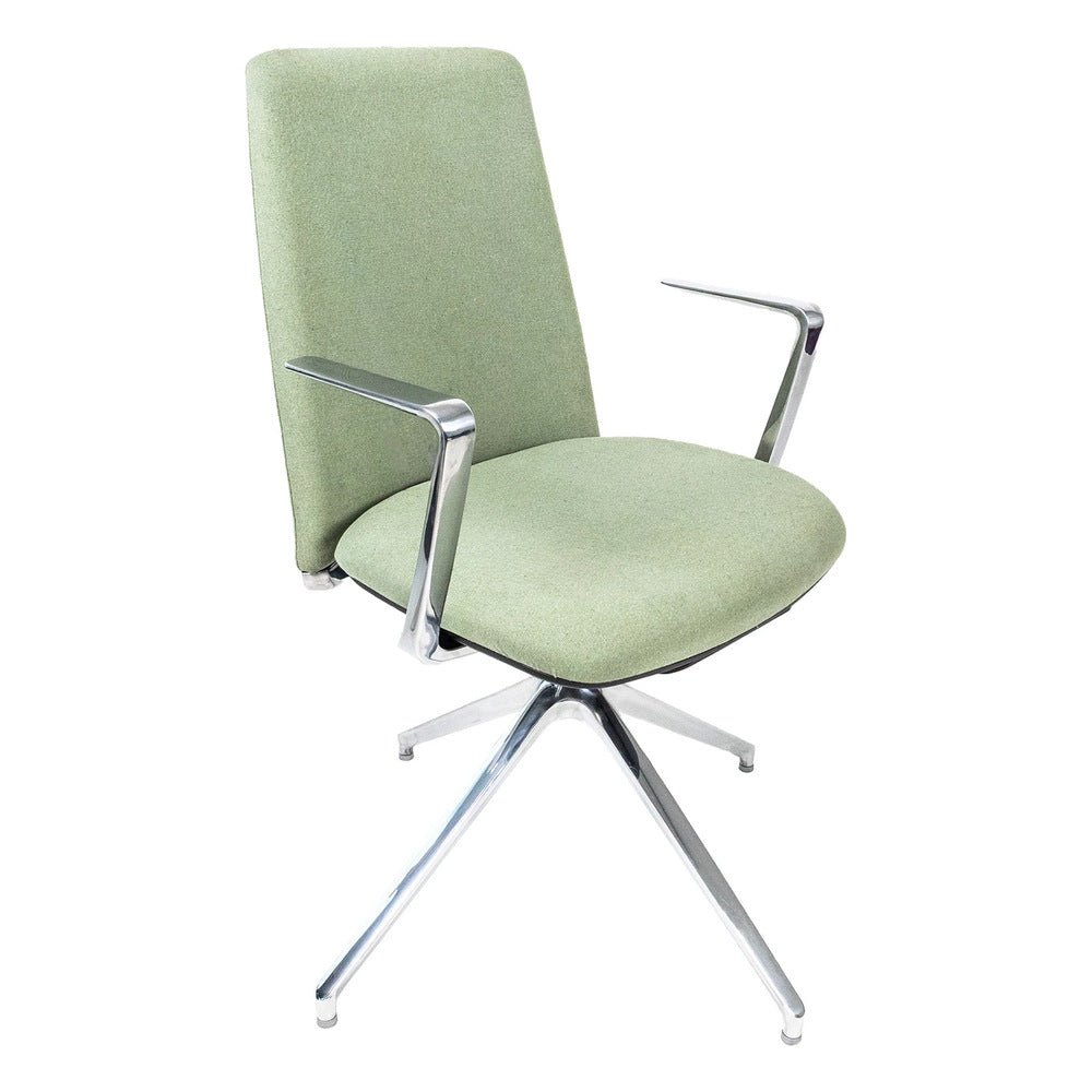Silla de Oficina Ejecutiva Reclinable - REQUIEZ LORENZO RP-5051 - Varios Colores - Brazos Bidireccionales - Asiento y Respaldo Tapizados - RE-5061/AL - Requiez - NOGAL BEAT - Silla Ejecutiva