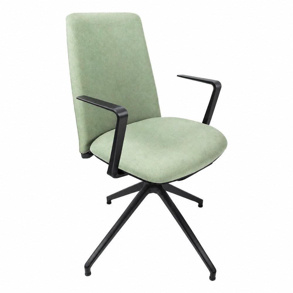 Silla de Oficina Ejecutiva Reclinable - REQUIEZ LORENZO RP-5051 - Varios Colores - Brazos Bidireccionales - Asiento y Respaldo Tapizados - RE-5061/NL - Requiez - NOGAL BEAT - Silla Ejecutiva