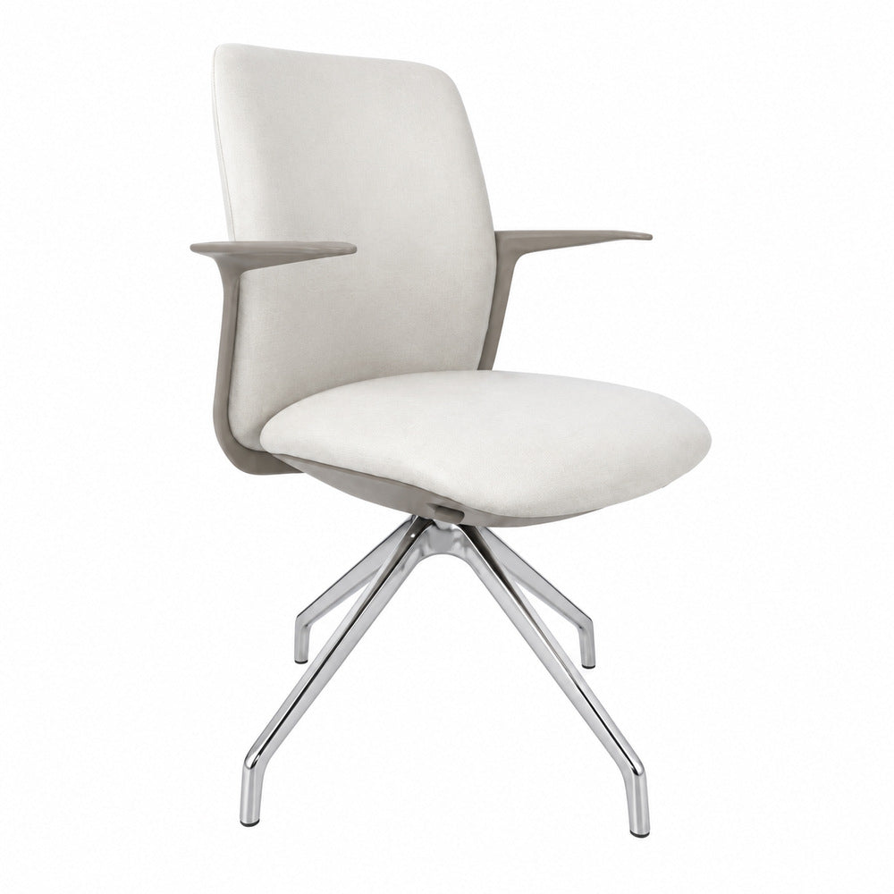 Silla de Oficina Ejecutiva - REQUIEZ ARIA RE-1453 - Varios Colores - Asiento y Respaldo Tapizados - Ajuste Lumbar