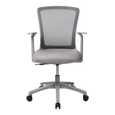 Silla de Oficina Ejecutiva Respaldo Medio - VERSA ALTUS OMEGA - Estructura Aluminio - Version Gris - AL-2632G - VERSA - NOGAL BEAT - Silla Ejecutiva