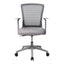 Silla de Oficina Ejecutiva Respaldo Medio - VERSA ALTUS OMEGA - Estructura Aluminio - Version Gris - AL-2632G - VERSA - NOGAL BEAT - Silla Ejecutiva