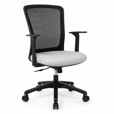 Silla de Oficina Ejecutiva Respaldo Medio - VERSA ALTUS OMEGA - Estructura Aluminio - Version Negro - AL-2632N - VERSA - NOGAL BEAT - Silla Ejecutiva
