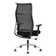Silla De Oficina Ejecutiva - TECHNO EKHO BLACK - Negro - Respaldo en Malla y Asiento Tapizado - Ekho Black - Techno - NOGAL BEAT - Silla Ejecutiva