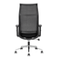 Silla De Oficina Ejecutiva - TECHNO EKHO BLACK - Negro - Respaldo en Malla y Asiento Tapizado - Ekho Black - Techno - NOGAL BEAT - Silla Ejecutiva