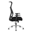 Silla De Oficina Ejecutiva - TECHNO EKHO BLACK - Negro - Respaldo en Malla y Asiento Tapizado - Ekho Black - Techno - NOGAL BEAT - Silla Ejecutiva