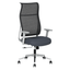 Silla De Oficina Ejecutiva - TECHNO EKHO GRAY - Gris - Respaldo en Malla y Asiento Tapizado - Ekho Gray - Techno - NOGAL BEAT - Silla Ejecutiva