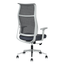 Silla De Oficina Ejecutiva - TECHNO EKHO GRAY - Gris - Respaldo en Malla y Asiento Tapizado - Ekho Gray - Techno - NOGAL BEAT - Silla Ejecutiva