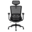 Silla De Oficina Ejecutiva - TECHNO SOUL EXPRESS BLACK RESPALDO ALTO - Negro - Respaldo en Malla y Asiento Tapizado - Soul Express Black Respaldo Alto - Techno - NOGAL BEAT - Silla Ejecutiva