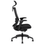 Silla De Oficina Ejecutiva - TECHNO SOUL EXPRESS BLACK RESPALDO ALTO - Negro - Respaldo en Malla y Asiento Tapizado - Soul Express Black Respaldo Alto - Techno - NOGAL BEAT - Silla Ejecutiva