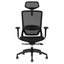 Silla De Oficina Ejecutiva - TECHNO SOUL EXPRESS BLACK RESPALDO ALTO - Negro - Respaldo en Malla y Asiento Tapizado - Soul Express Black Respaldo Alto - Techno - NOGAL BEAT - Silla Ejecutiva