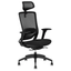 Silla De Oficina Ejecutiva - TECHNO SOUL EXPRESS BLACK RESPALDO ALTO - Negro - Respaldo en Malla y Asiento Tapizado - Soul Express Black Respaldo Alto - Techno - NOGAL BEAT - Silla Ejecutiva