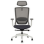 Silla De Oficina Ejecutiva - TECHNO SOUL EXPRESS WHITE RESPALDO ALTO - Blanca - Respaldo en Malla y Asiento Tapizado - Soul Express White Respaldo Alto - Techno - NOGAL BEAT - Silla Ejecutiva