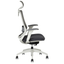 Silla De Oficina Ejecutiva - TECHNO SOUL EXPRESS WHITE RESPALDO ALTO - Blanca - Respaldo en Malla y Asiento Tapizado - Soul Express White Respaldo Alto - Techno - NOGAL BEAT - Silla Ejecutiva
