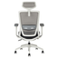 Silla De Oficina Ejecutiva - TECHNO SOUL EXPRESS WHITE RESPALDO ALTO - Blanca - Respaldo en Malla y Asiento Tapizado - Soul Express White Respaldo Alto - Techno - NOGAL BEAT - Silla Ejecutiva
