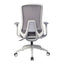 Silla de Oficina Ejecutiva - VERSA ALTUS ANIA - Estructura Aluminio - Asiento Tapizado en Tela y Respaldo en Malla - AL-2622 - VERSA - NOGAL BEAT - Silla Ejecutiva