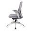 Silla de Oficina Ejecutiva - VERSA ALTUS ANIA - Estructura Aluminio - Asiento Tapizado en Tela y Respaldo en Malla - AL-2622 - VERSA - NOGAL BEAT - Silla Ejecutiva