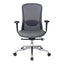 Silla de Oficina Ejecutiva - VERSA ALTUS OMNIA - Estructura Aluminio - Asiento Tapizado en Tela y Respaldo en Malla - AL-2627 - VERSA - NOGAL BEAT - Silla Ejecutiva