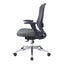 Silla de Oficina Ejecutiva - VERSA ALTUS OMNIA - Estructura Aluminio - Asiento Tapizado en Tela y Respaldo en Malla - AL-2627 - VERSA - NOGAL BEAT - Silla Ejecutiva