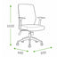 Silla de Oficina Ejecutiva - VERSA ERGOSTAR SIRUS - Negro - Respaldo en Malla y Asiento Tapizado - ES-210 - VERSA - NOGAL BEAT - Silla Ejecutiva