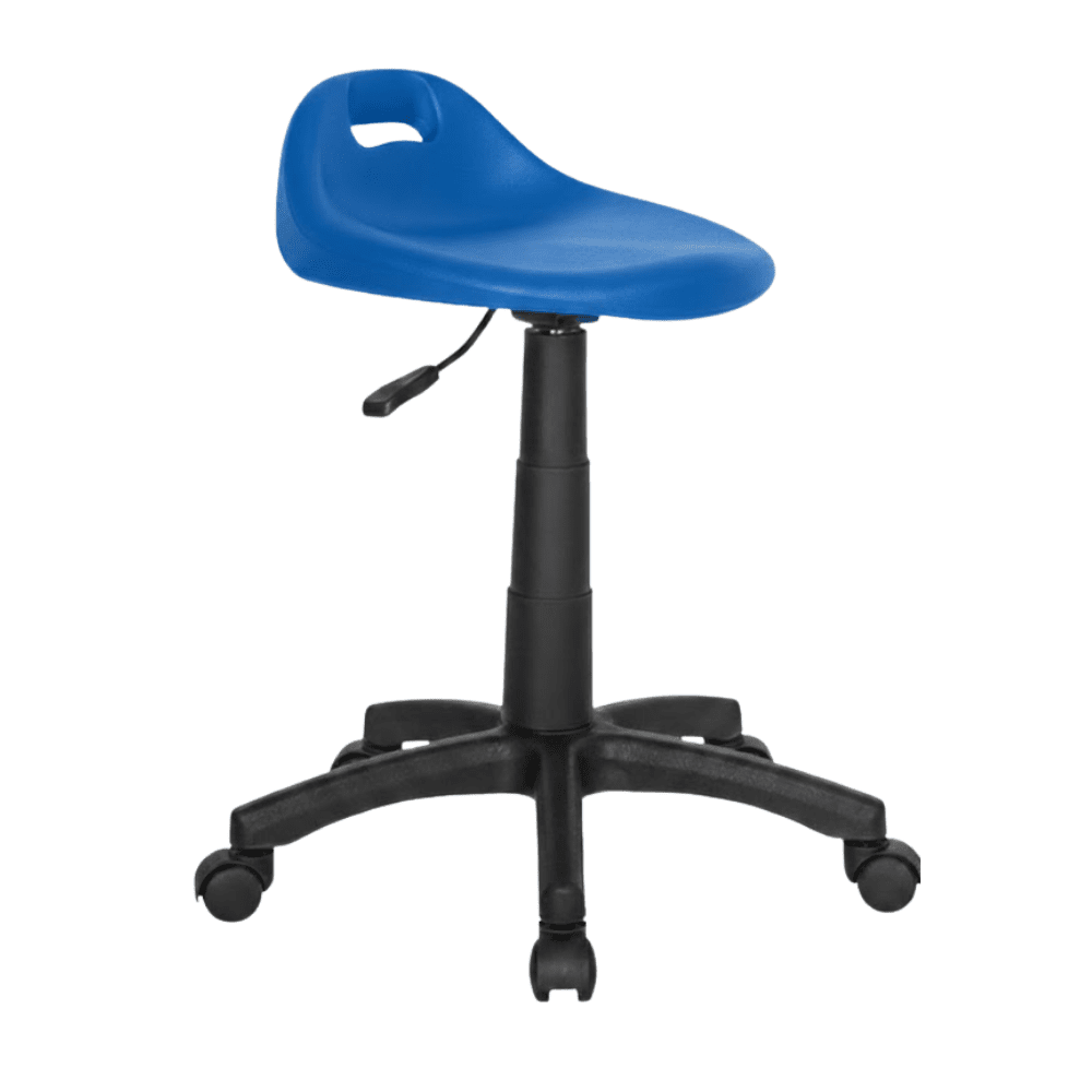 Silla De Oficina Industrial - ALBAR STUDIO - Varios Colores - Asiento y Respaldo En Polietileno - STUDIO - ALBAR - NOGAL BEAT - Sillas de Oficina