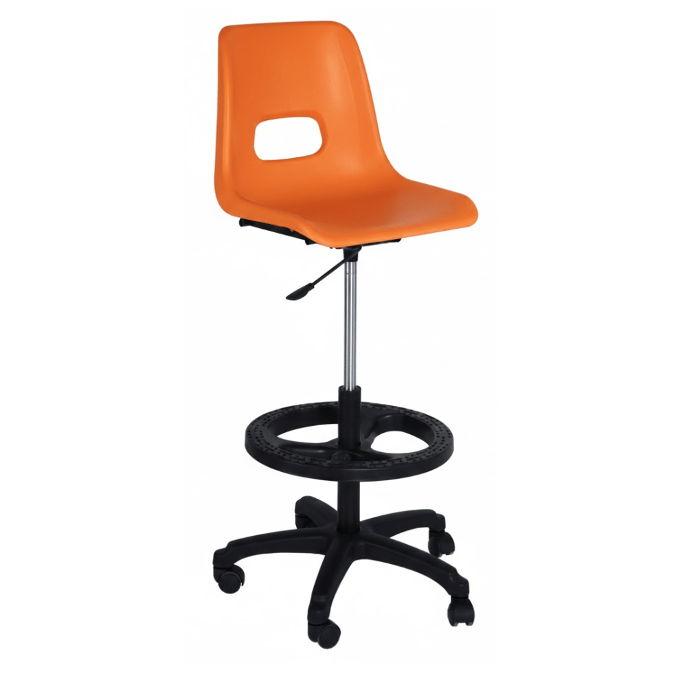 Silla De Oficina Kit Cajero - ALBAR PL - 19 A - Varios Colores - Asiento y Respaldo En Polipropileno - PL-19 A - ALBAR - NOGAL BEAT - Sillas de oficina